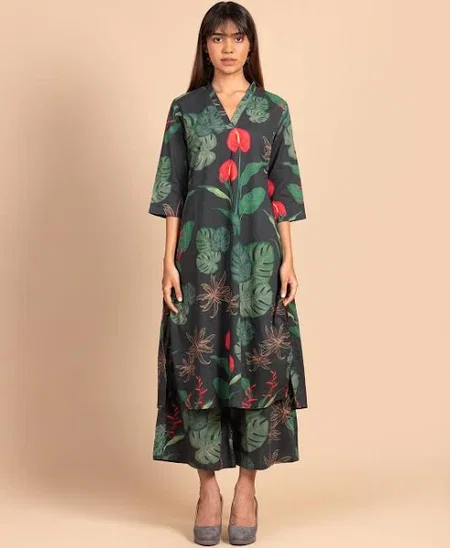 Dhruvi 455 Viscose Printed Kurti With Bottom Collection